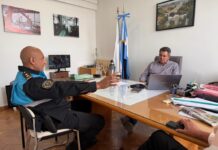 Alfonsín impulsa trabajo conjunto con la Policía para reforzar el alumbrado y la seguridad