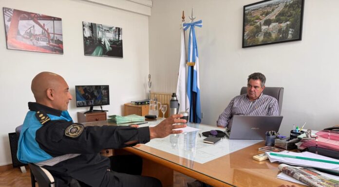 Alfonsín impulsa trabajo conjunto con la Policía para reforzar el alumbrado y la seguridad