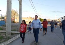 El interventor se reunió con vecinos del barrio Presidente Perón