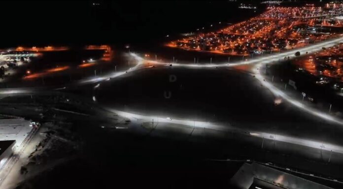 ROTONDA DE ACCESO NORTE: TRABAJOS PARA NORMALIZAR EL ALUMBRADO
