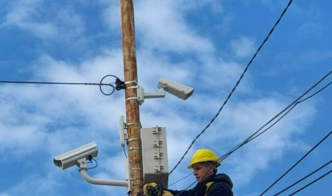 La Cooperativa Eléctrica de Trelew ya energizó más del 70% de las nuevas cámaras de seguridad de la ciudad